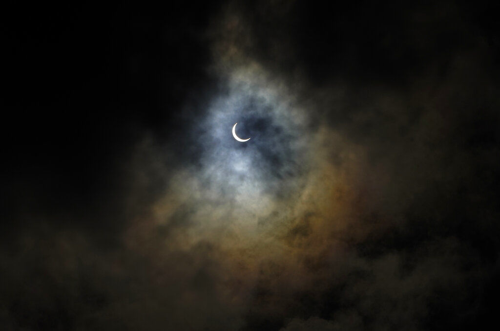 APTOPIX Hong Kong Solar Eclipse